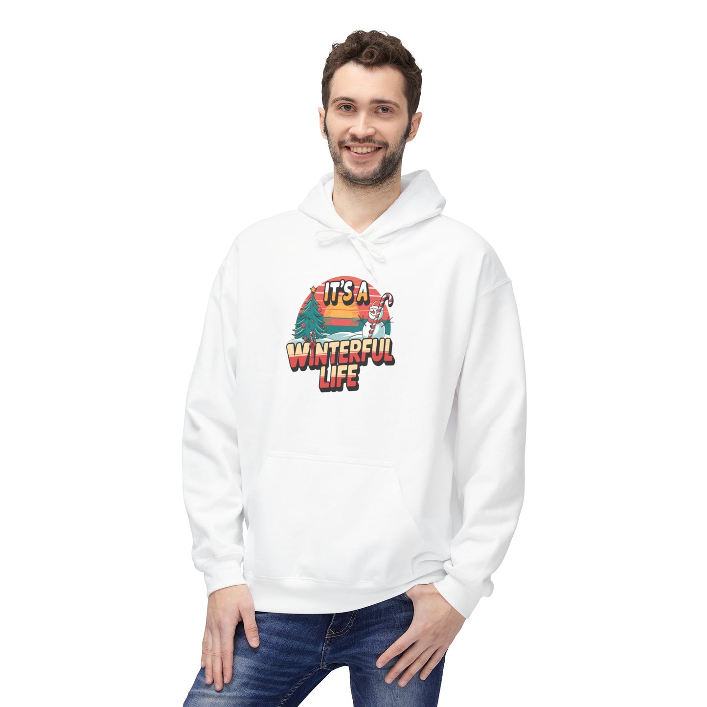 Winterful Life - Midweight Softstyle Fleece Hoodie