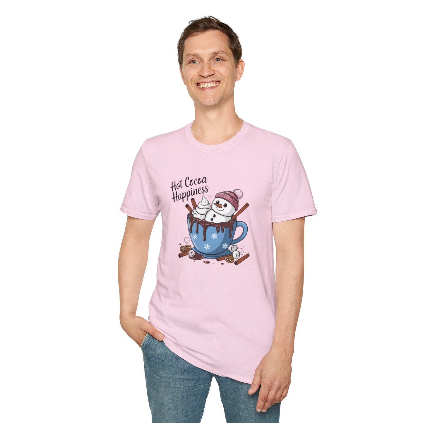 Hot Cocoa Happiness - Softstyle T-Shirt
