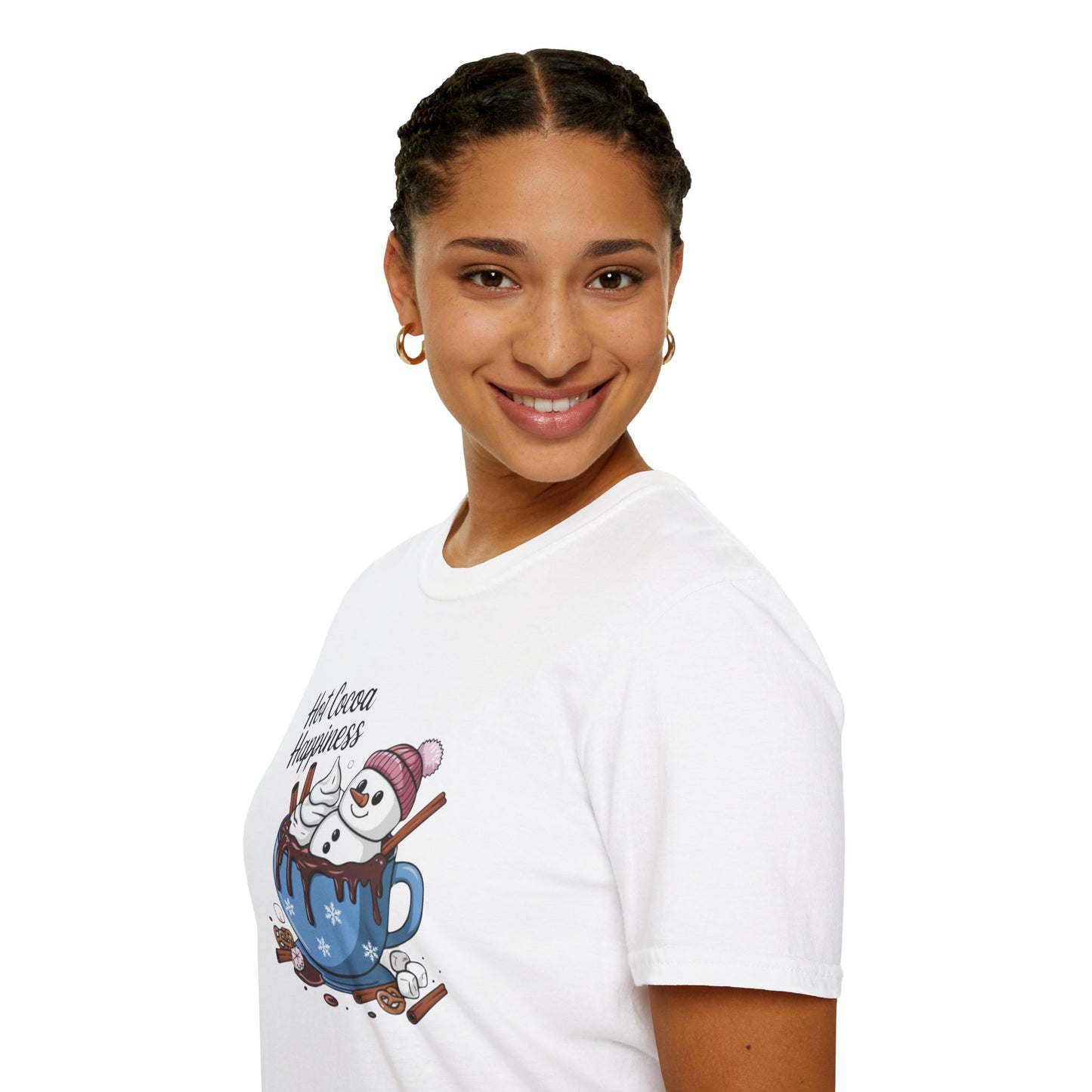 Hot Cocoa Happiness - Softstyle T-Shirt