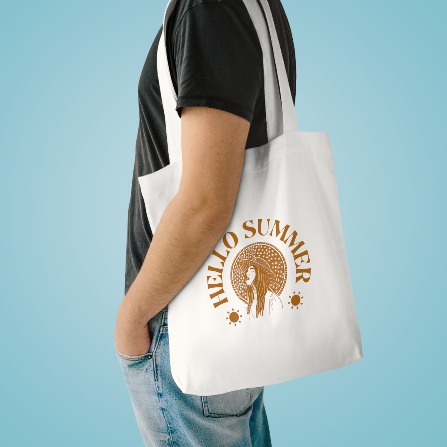 Hello Summer - Cotton Tote Bag
