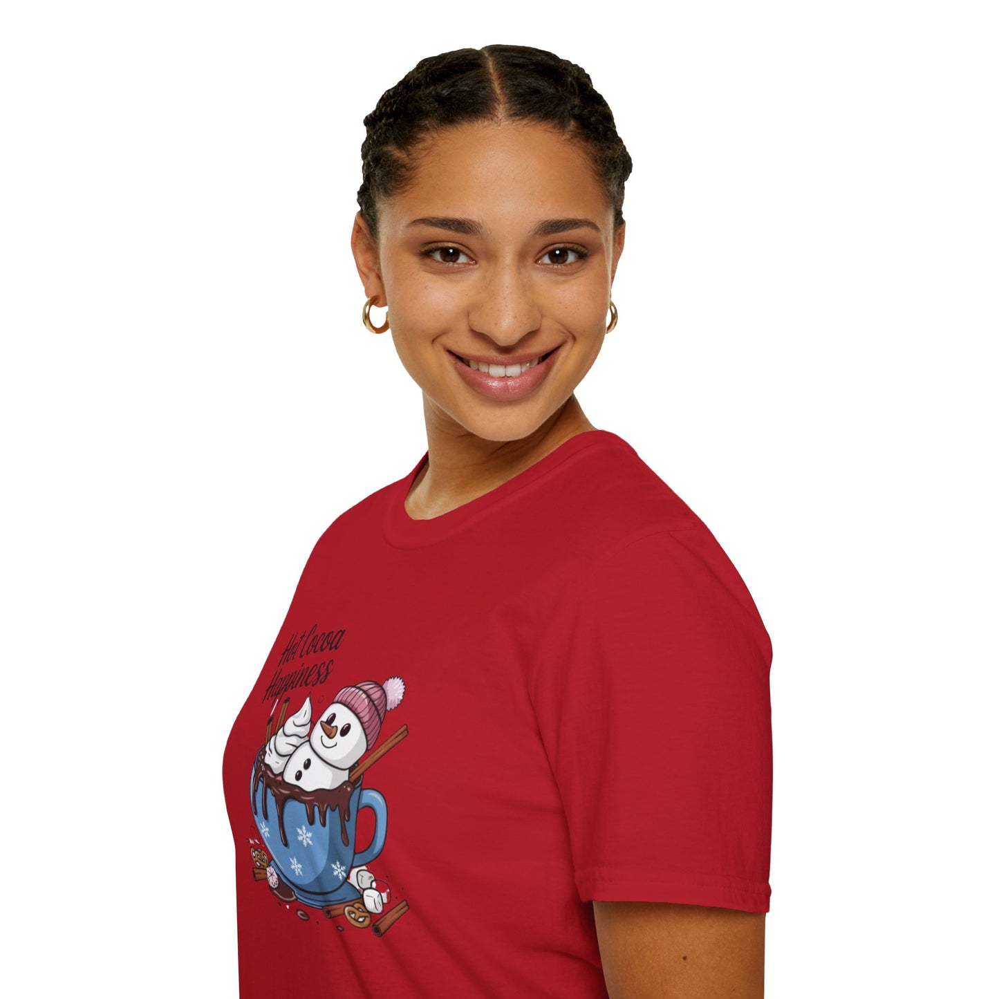 Hot Cocoa Happiness - Softstyle T-Shirt
