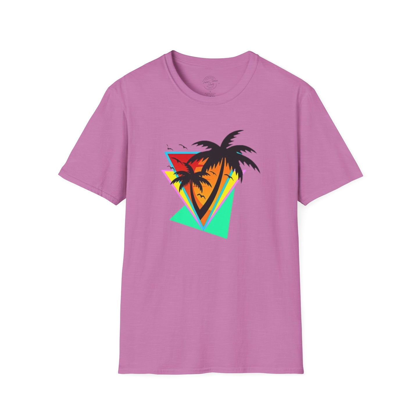 Retro Palms - Softstyle T-Shirt