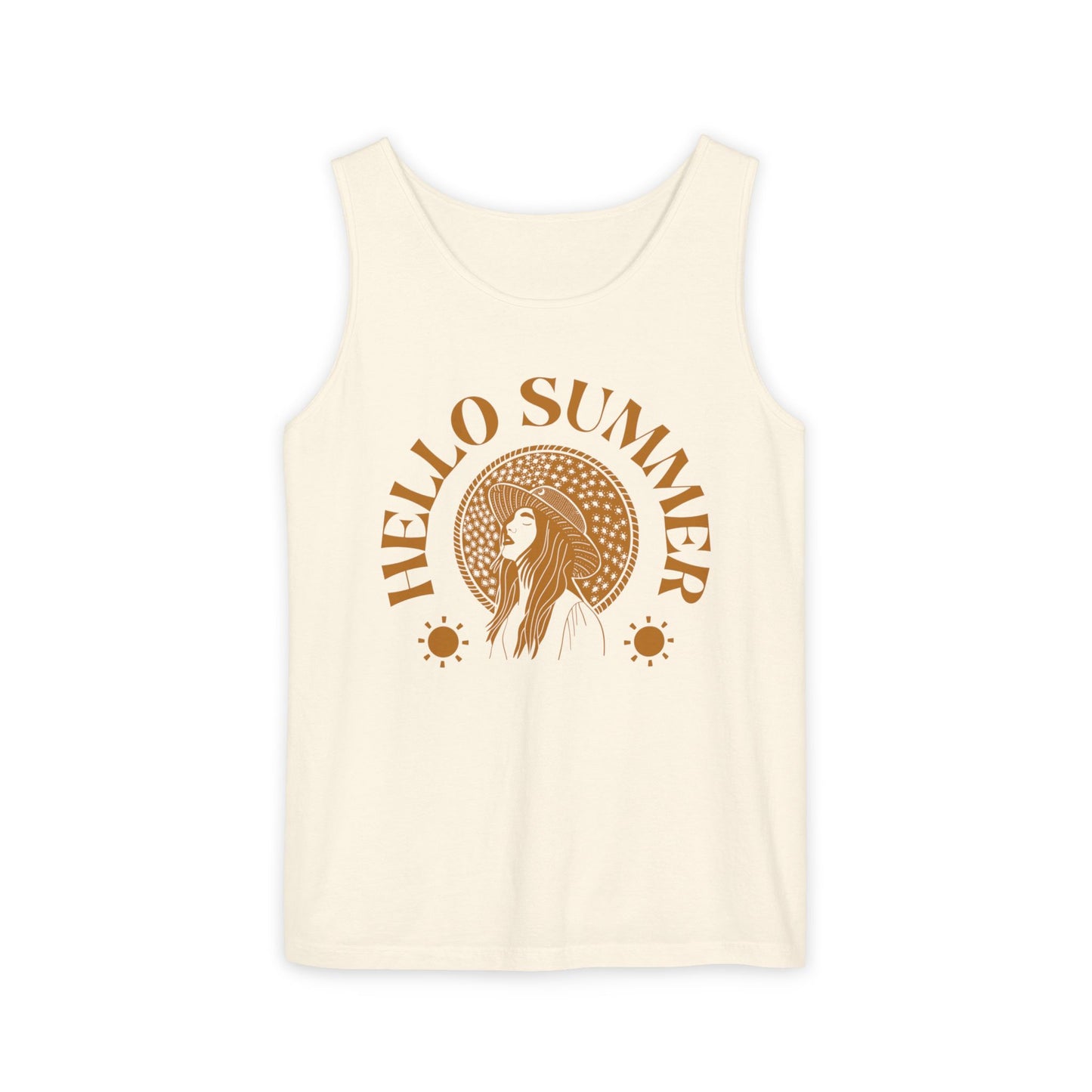 Hello Summer - Garment-Dyed Tank Top