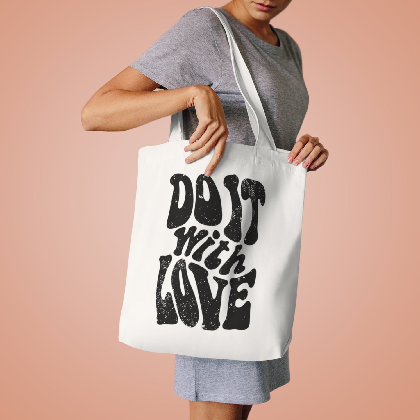Do it with Love - Cotton Tote Bag