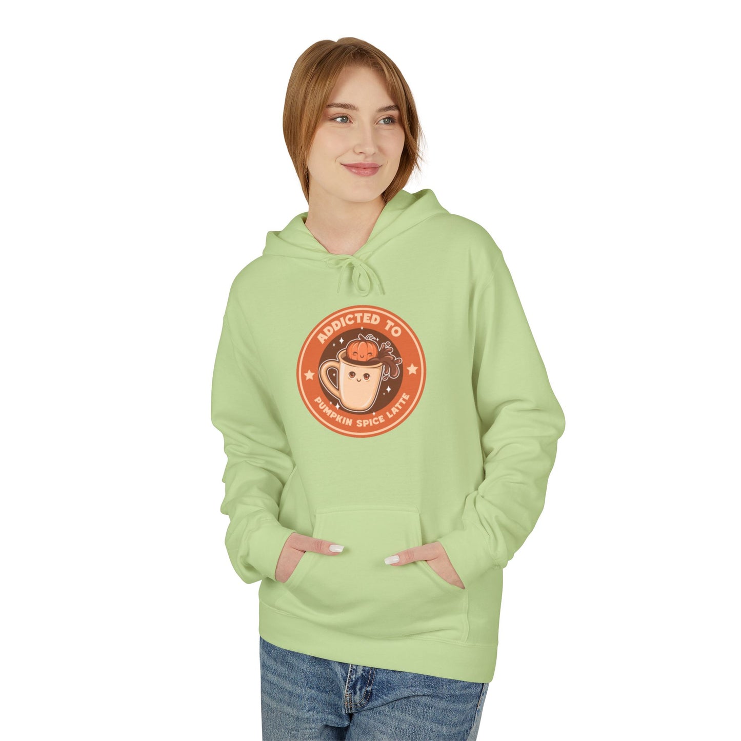 Pumpkin Spice Addict - Midweight Softstyle Fleece Hoodie