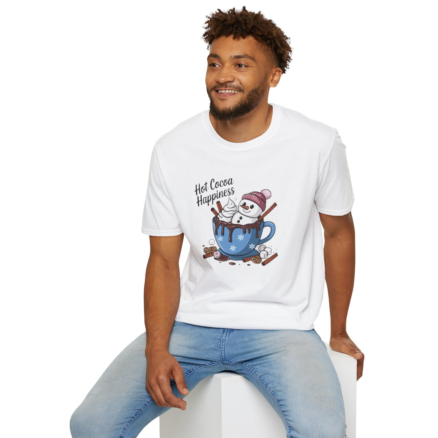 Hot Cocoa Happiness - Softstyle T-Shirt