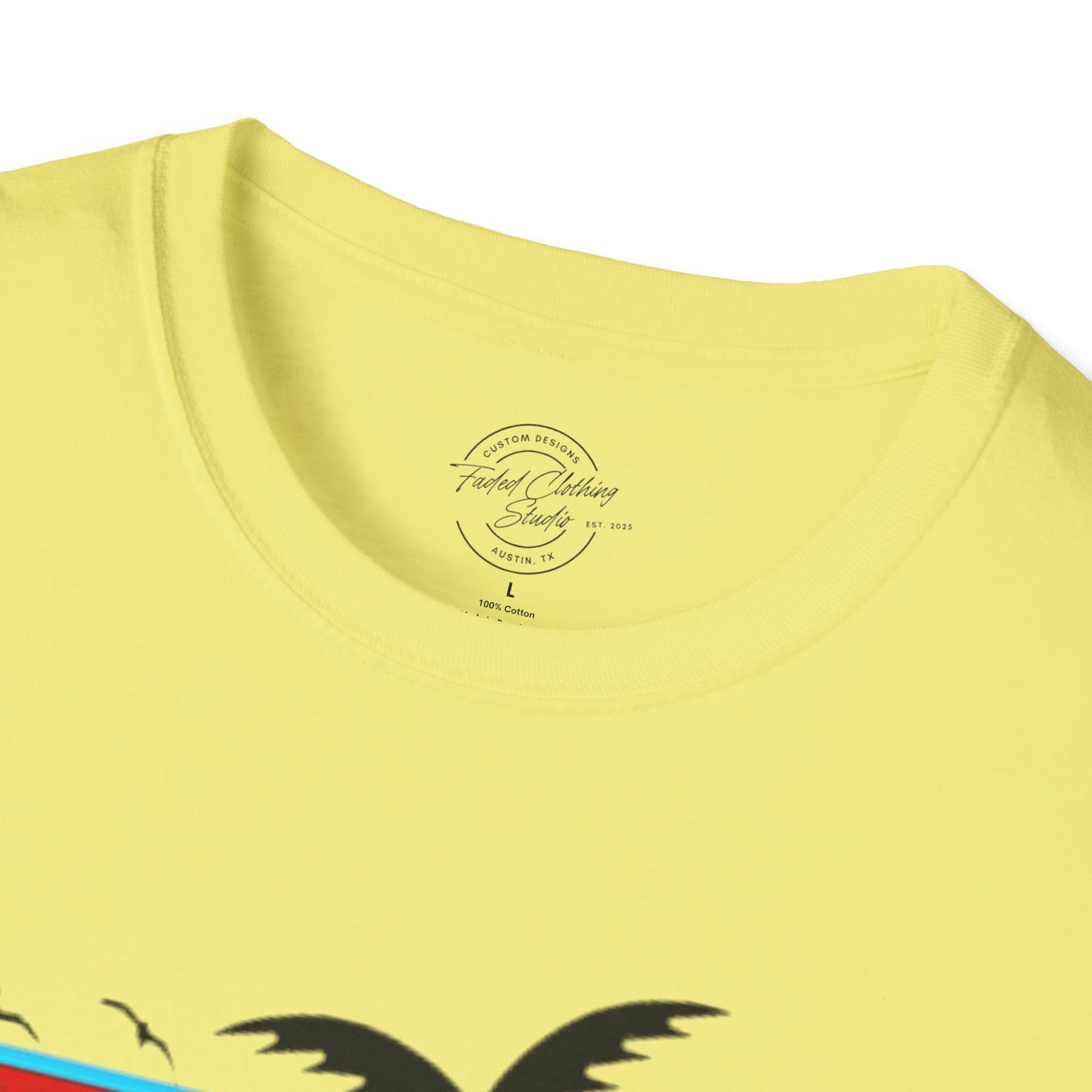 Retro Palms - Softstyle T-Shirt