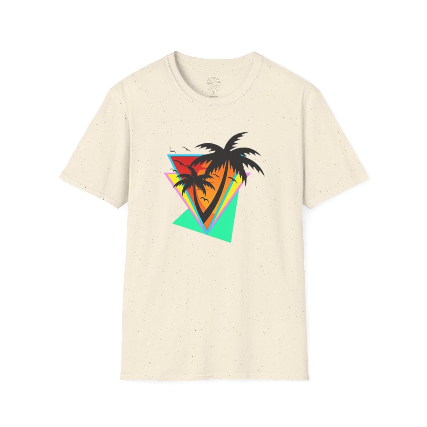 Retro Palms - Softstyle T-Shirt