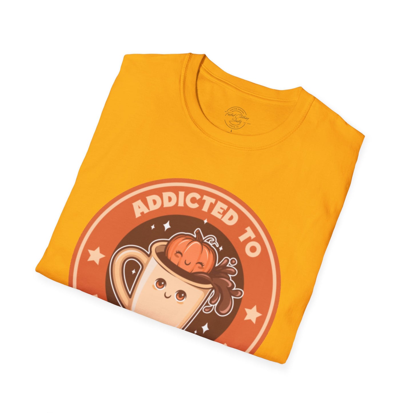 Pumpkin Spice Addict - Softstyle T-Shirt