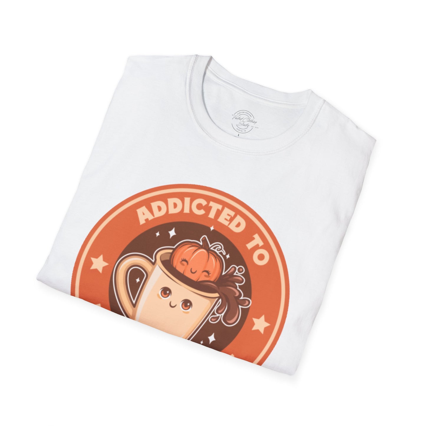 Pumpkin Spice Addict - Softstyle T-Shirt