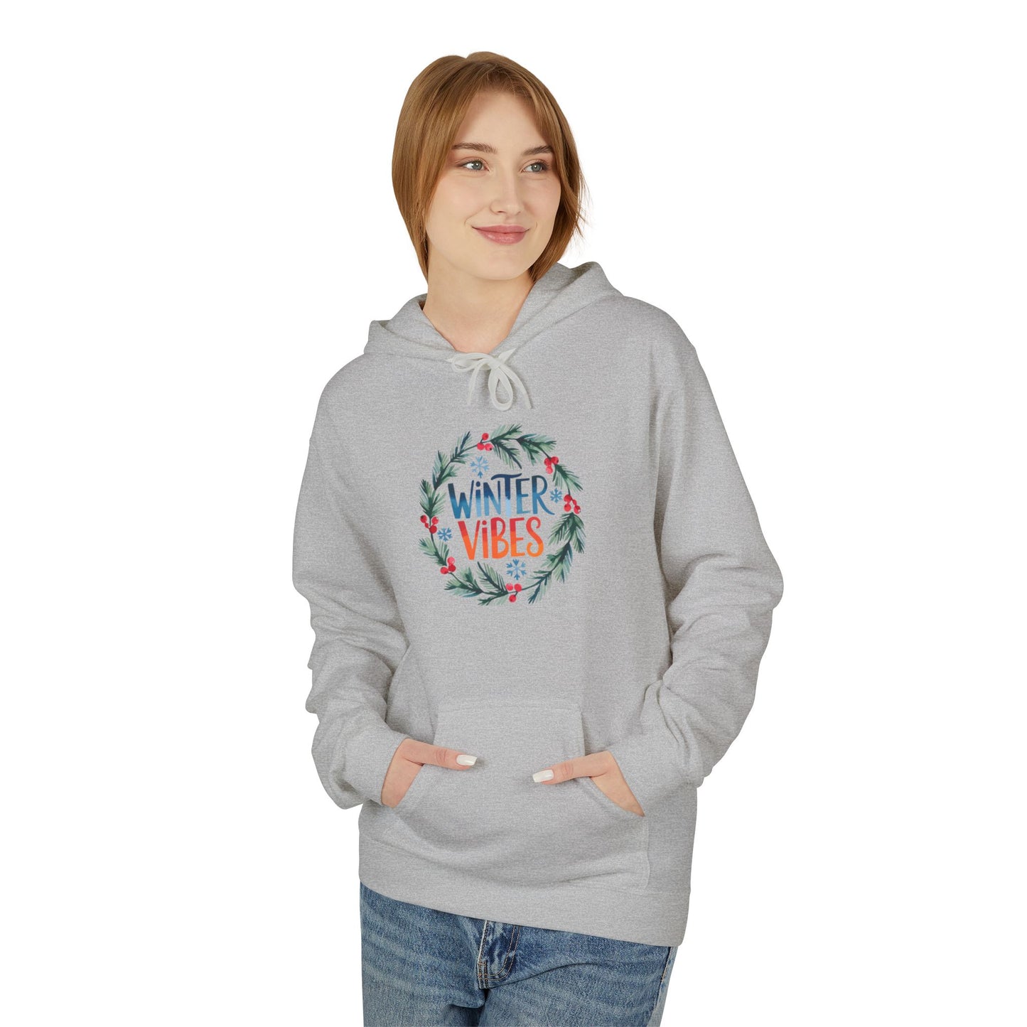 Winter Vibes - Midweight Softstyle Fleece Hoodie