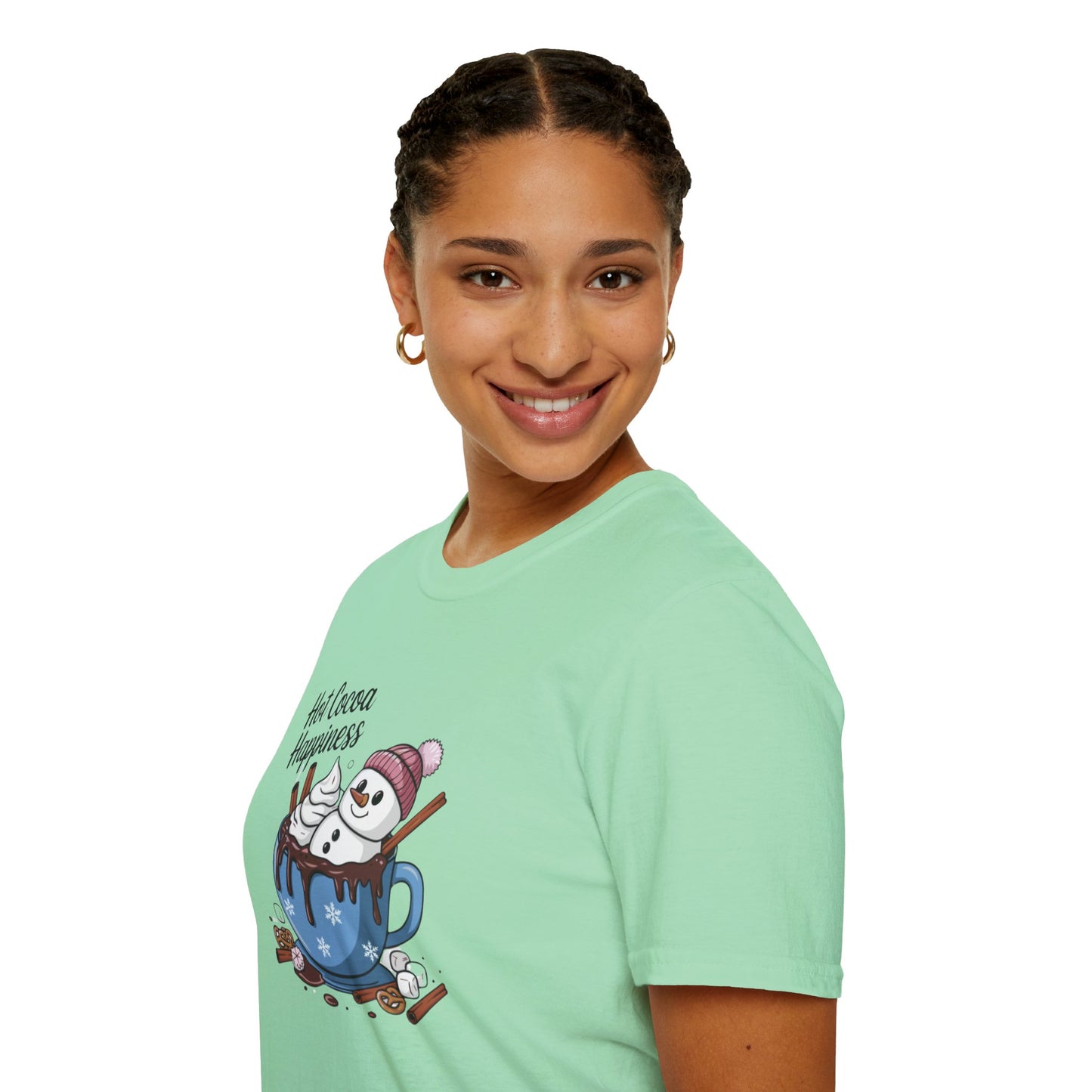 Hot Cocoa Happiness - Softstyle T-Shirt