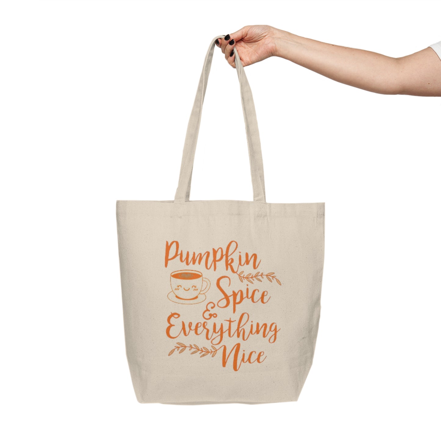 Pumpkin Spice - Canvas Shopping Tote