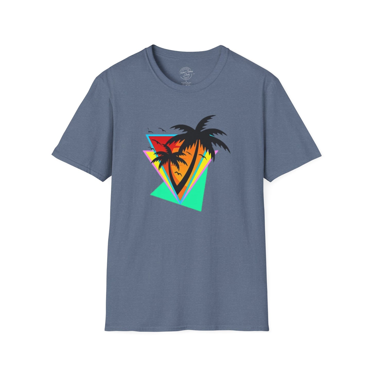 Retro Palms - Softstyle T-Shirt