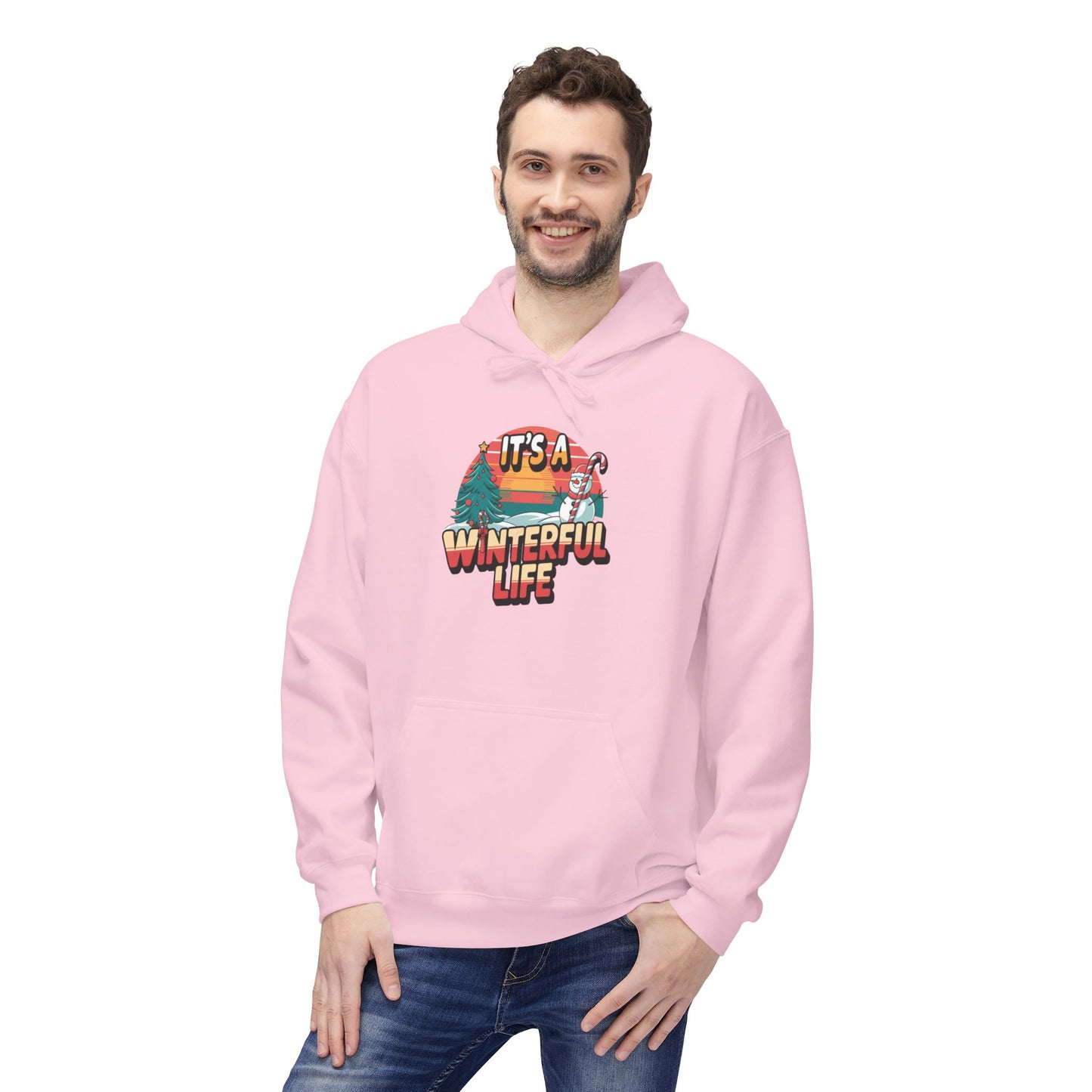 Winterful Life - Midweight Softstyle Fleece Hoodie