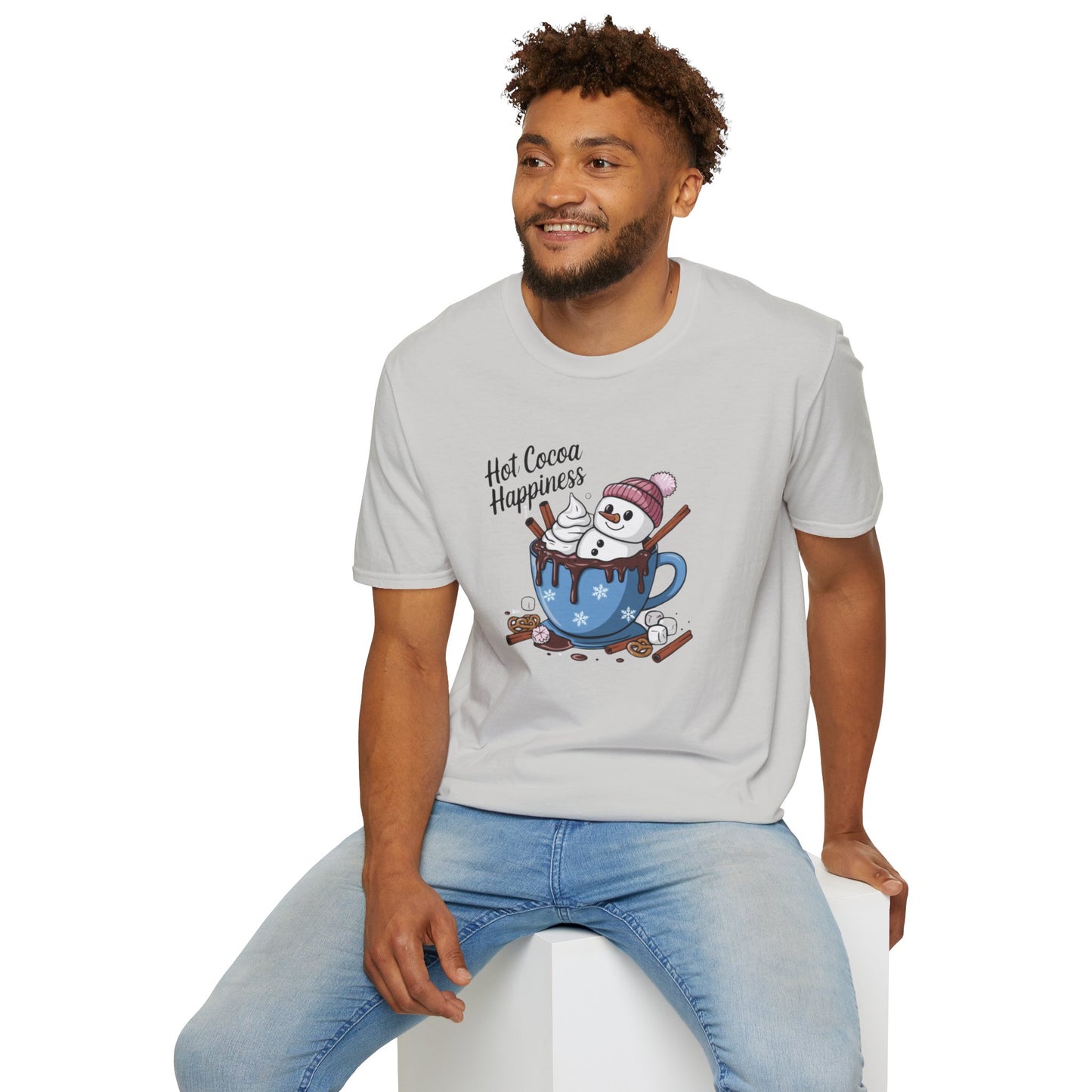 Hot Cocoa Happiness - Softstyle T-Shirt