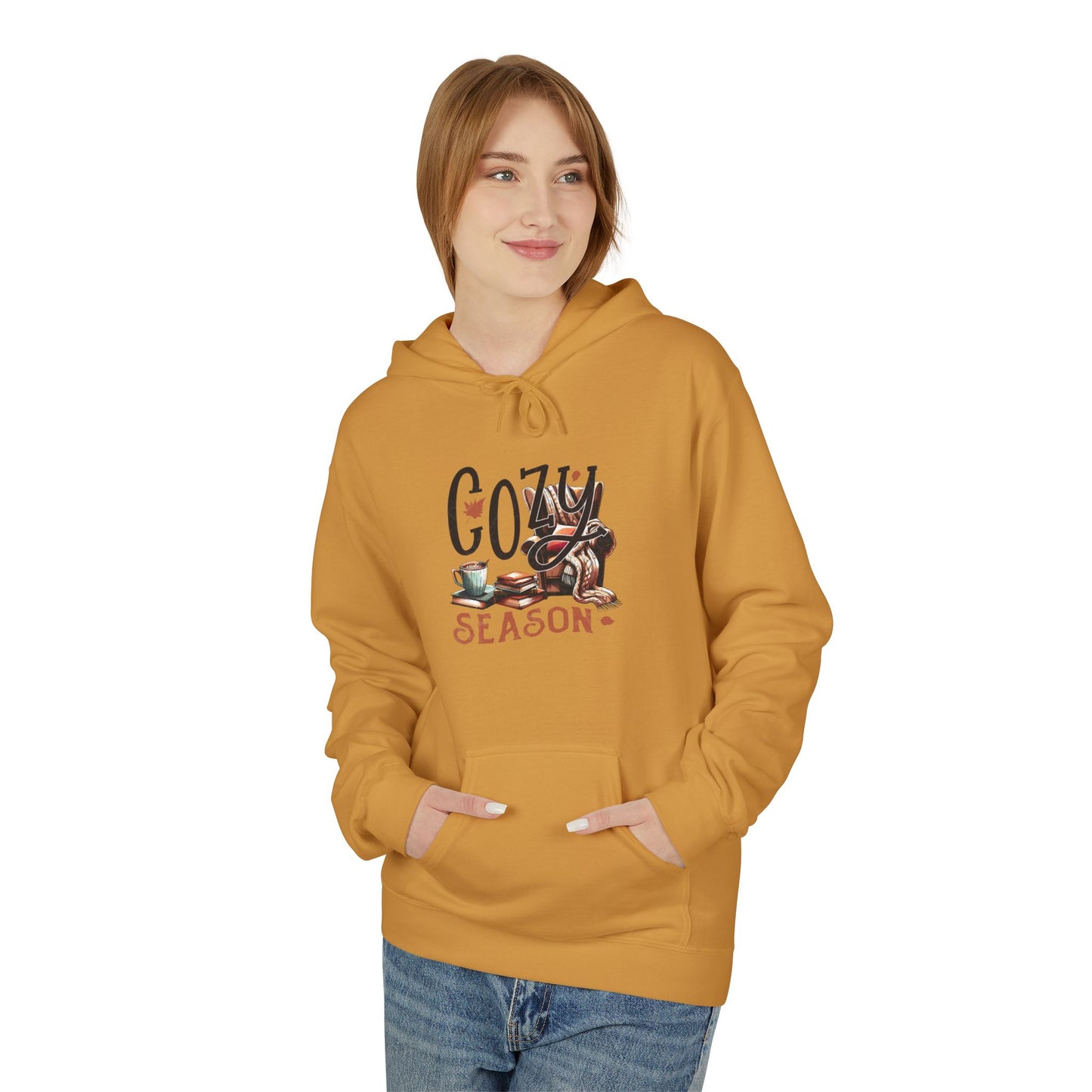 Cozy Season - Midweight Softstyle Fleece Hoodie