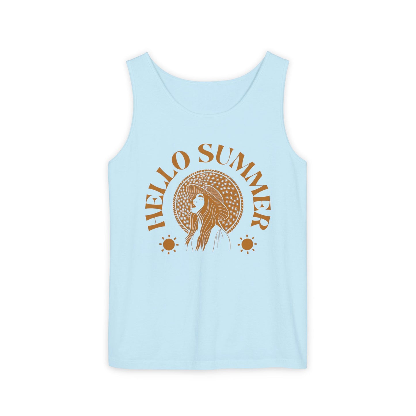 Hello Summer - Garment-Dyed Tank Top