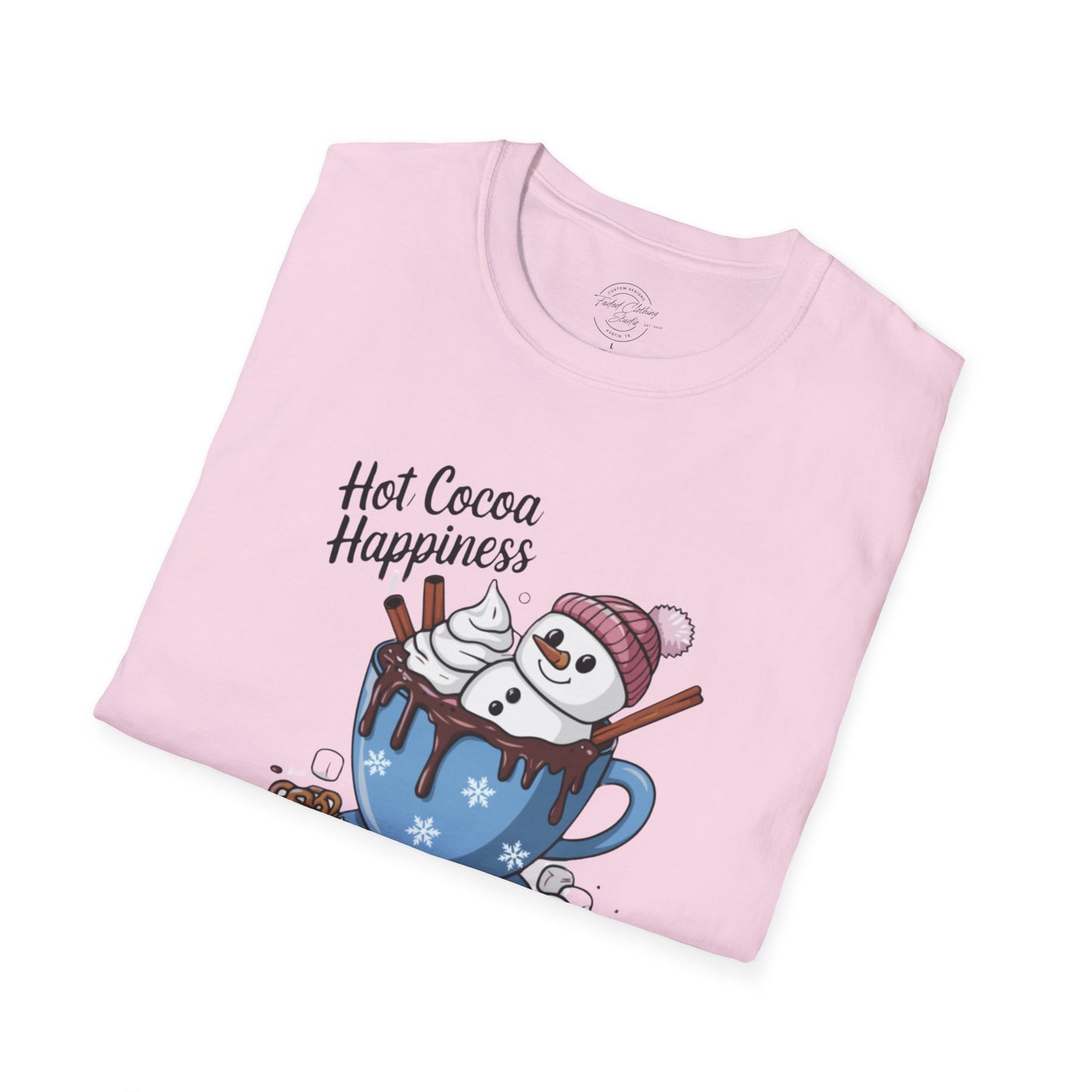 Hot Cocoa Happiness - Softstyle T-Shirt