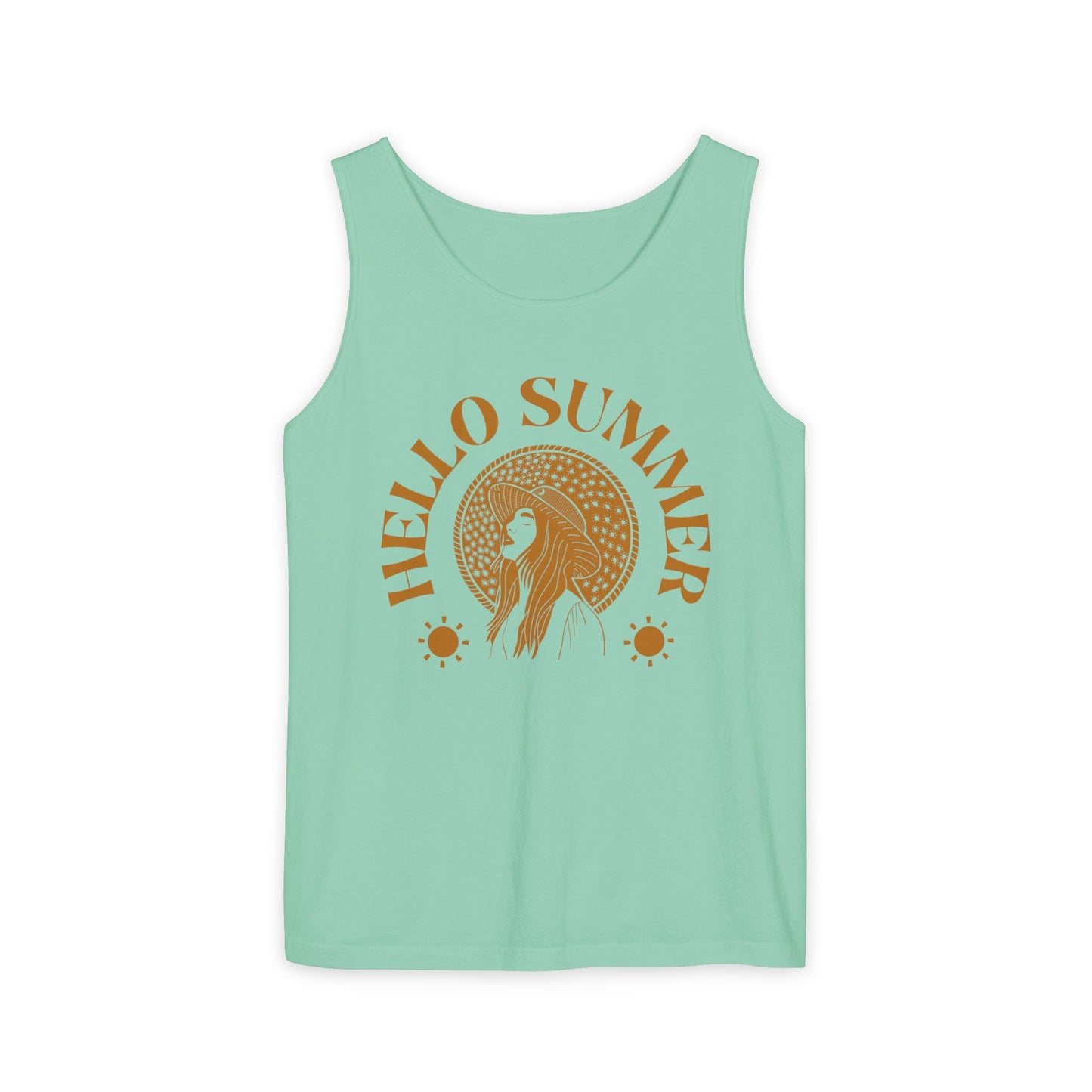 Hello Summer - Garment-Dyed Tank Top