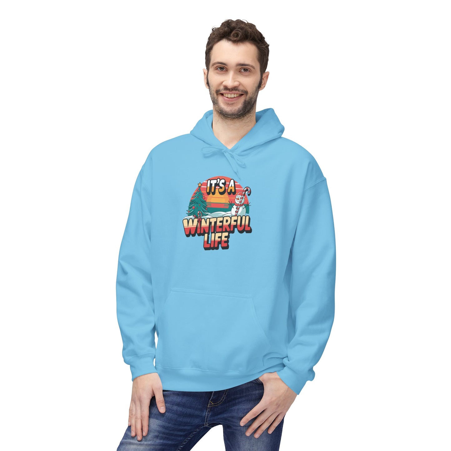 Winterful Life - Midweight Softstyle Fleece Hoodie
