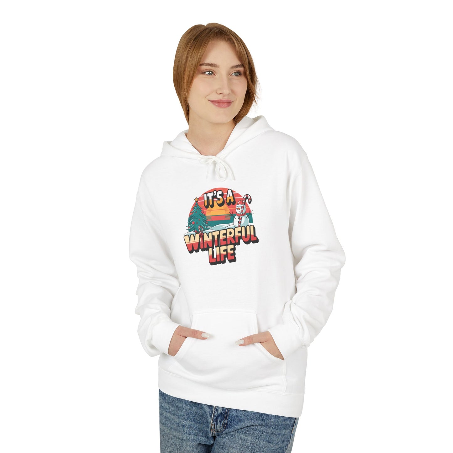 Winterful Life - Midweight Softstyle Fleece Hoodie