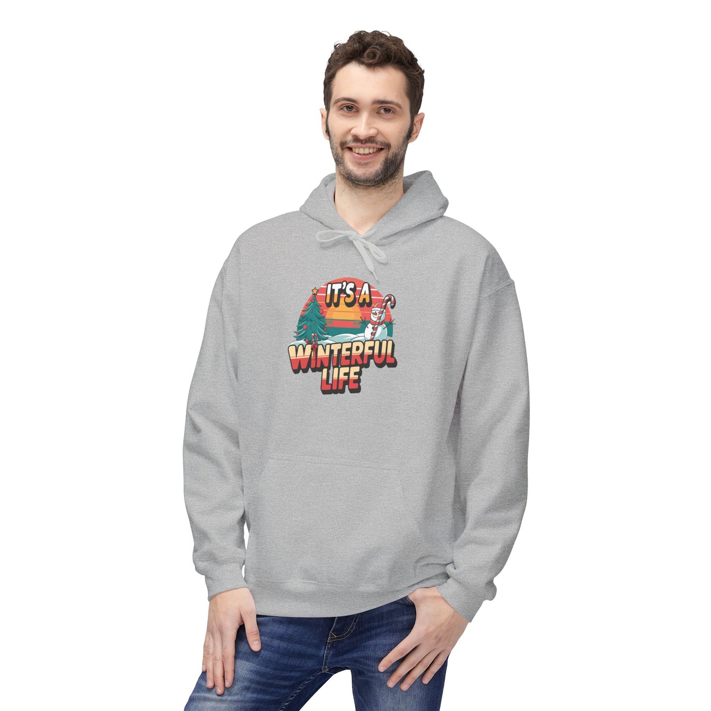 Winterful Life - Midweight Softstyle Fleece Hoodie