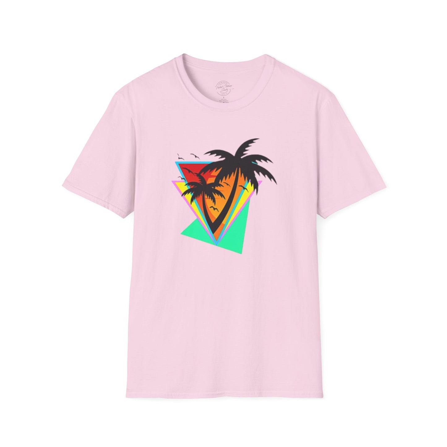 Retro Palms - Softstyle T-Shirt