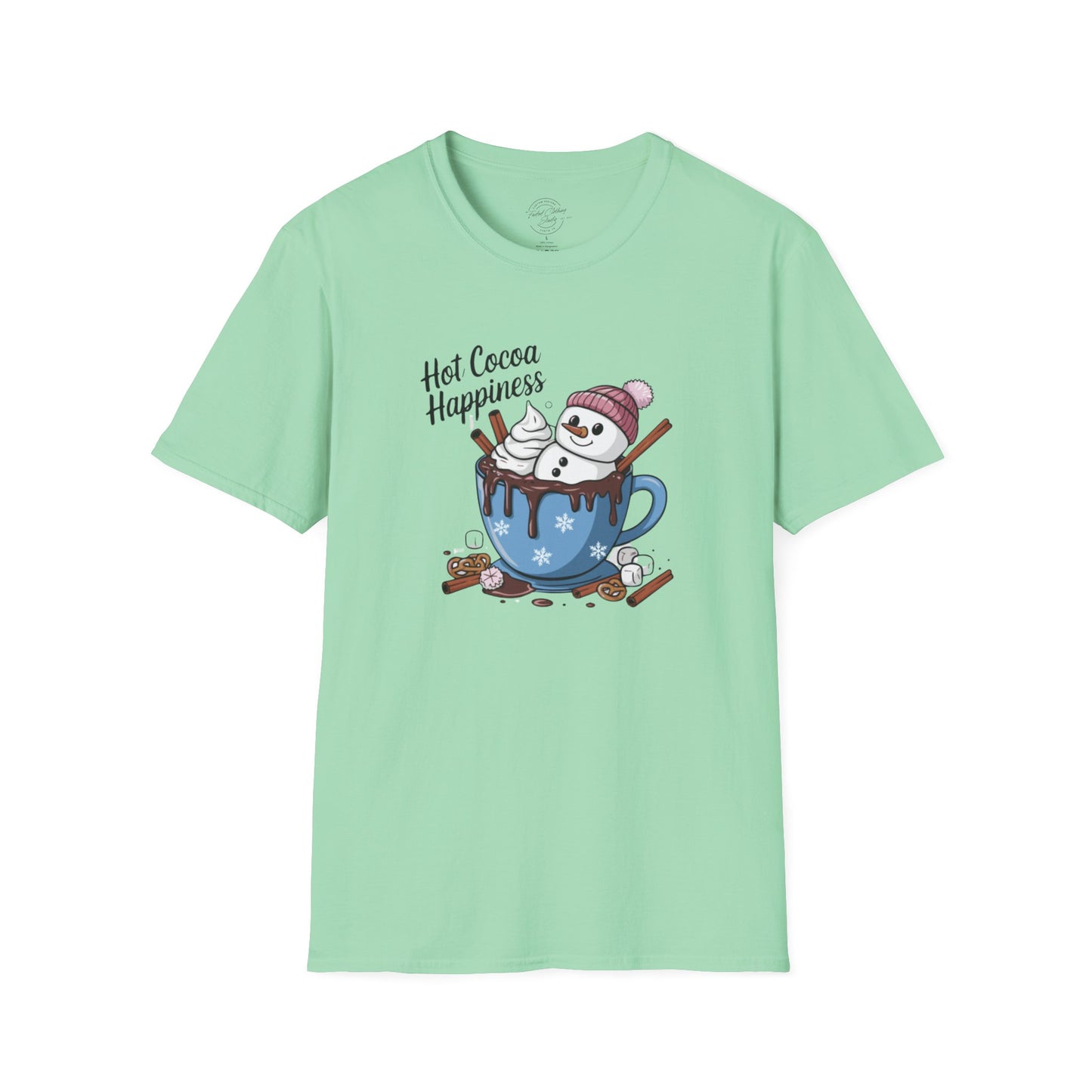 Hot Cocoa Happiness - Softstyle T-Shirt