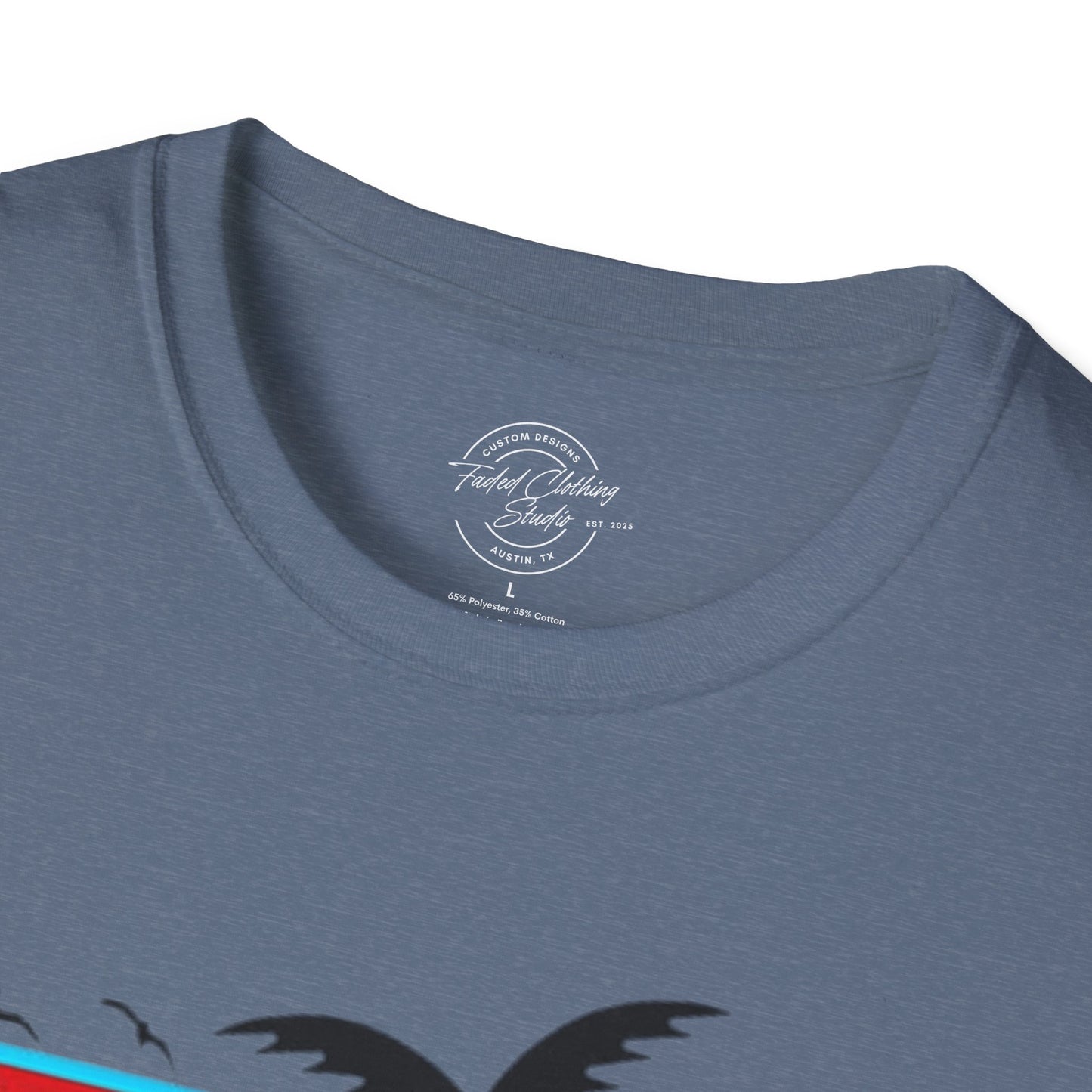 Retro Palms - Softstyle T-Shirt