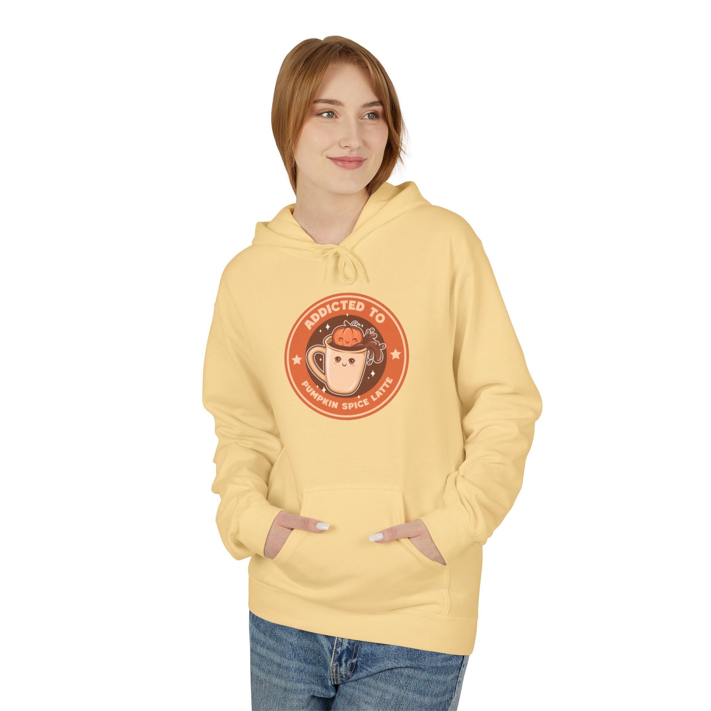 Pumpkin Spice Addict - Midweight Softstyle Fleece Hoodie