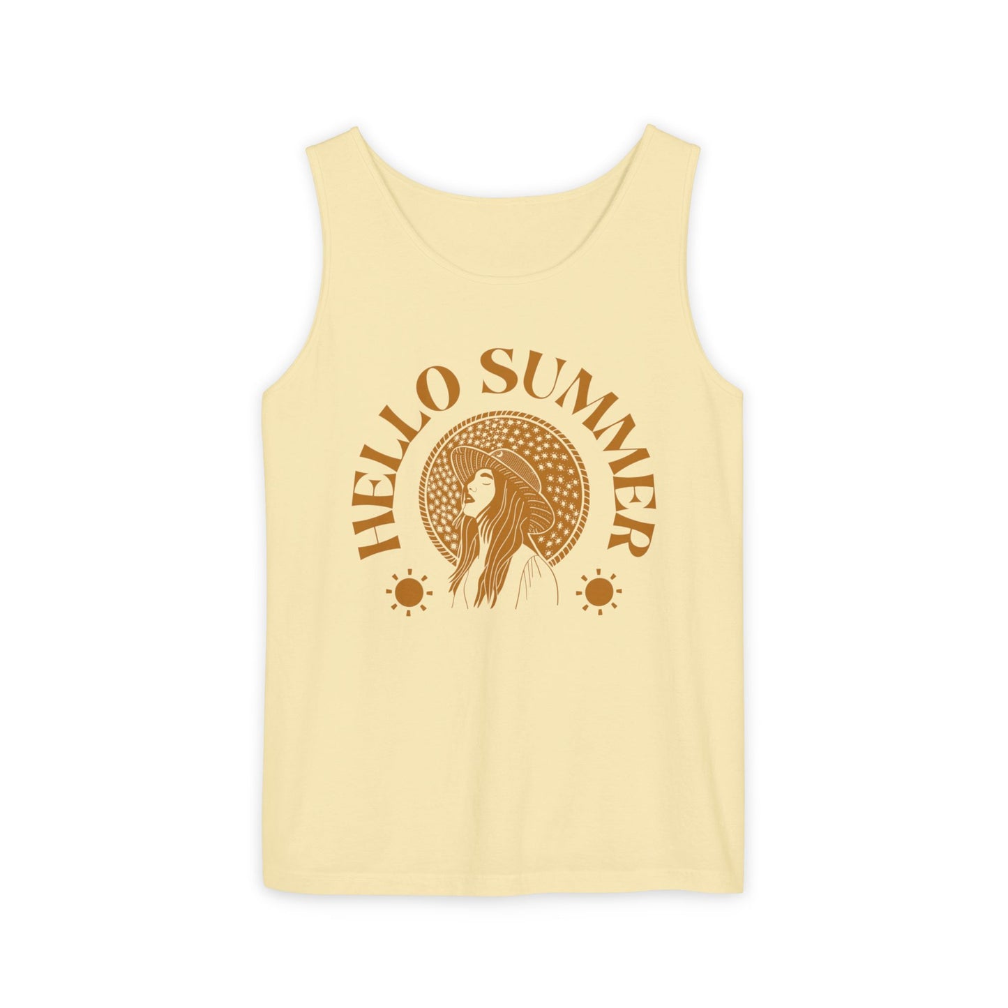Hello Summer - Garment-Dyed Tank Top