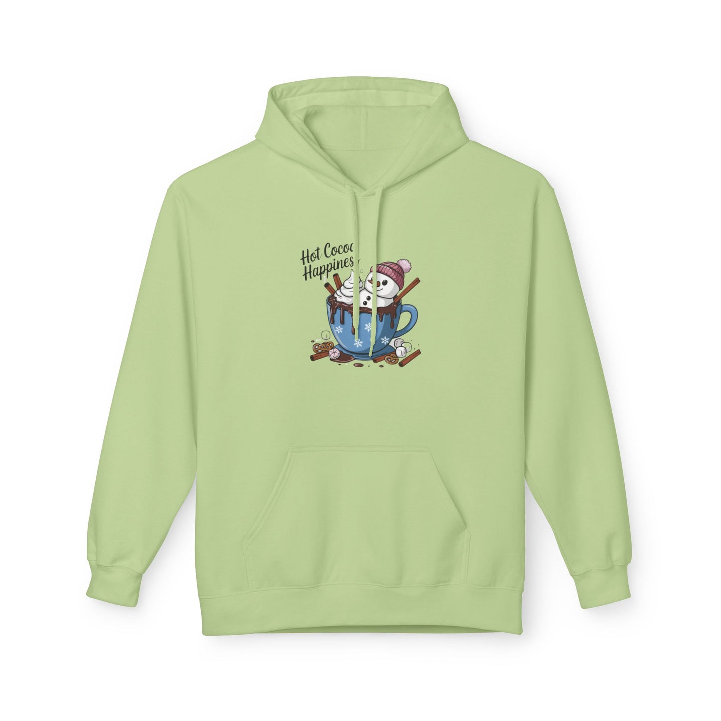 Hot Cocoa Happiness - Midweight Softstyle Fleece Hoodie