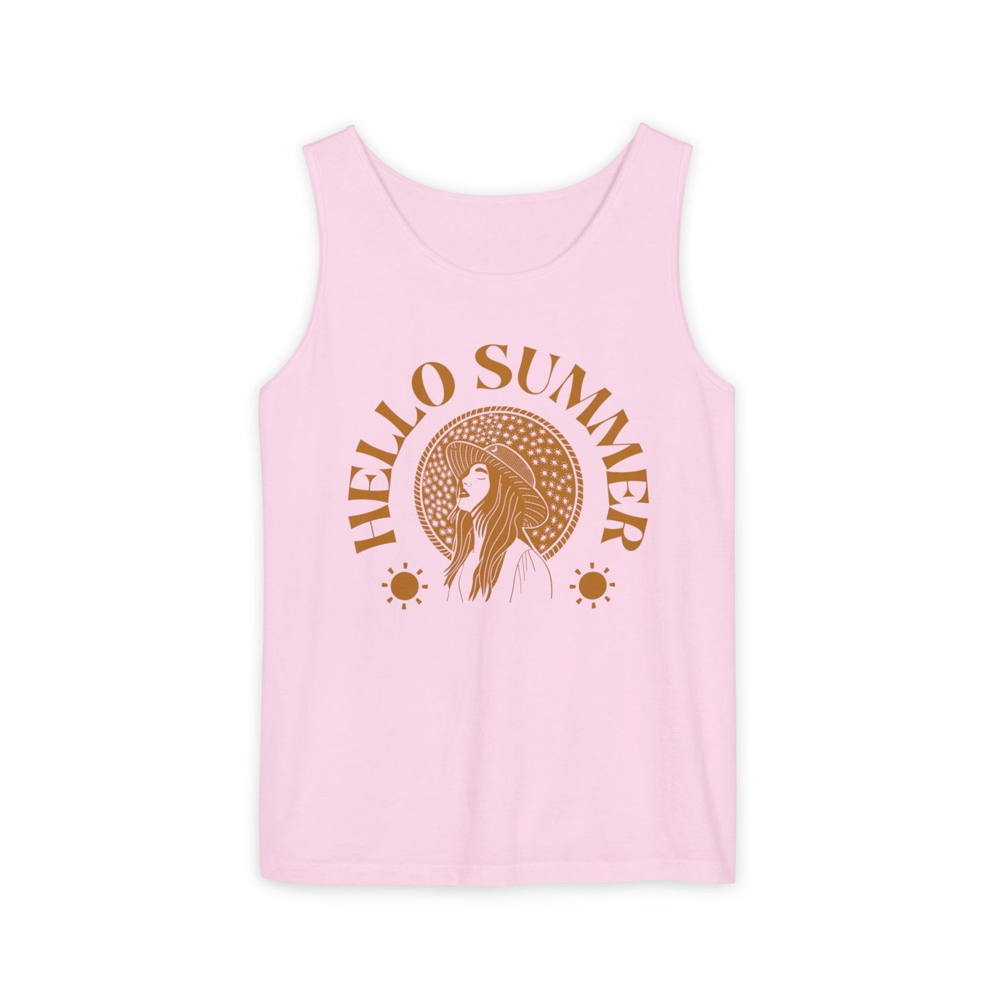 Hello Summer - Garment-Dyed Tank Top