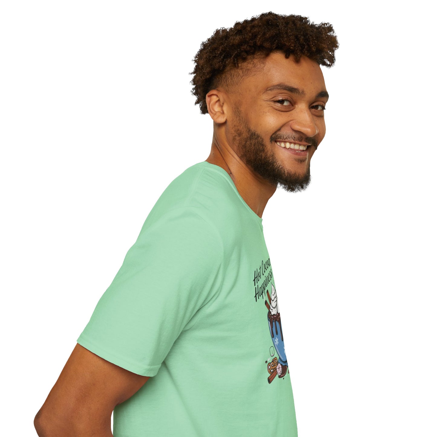 Hot Cocoa Happiness - Softstyle T-Shirt