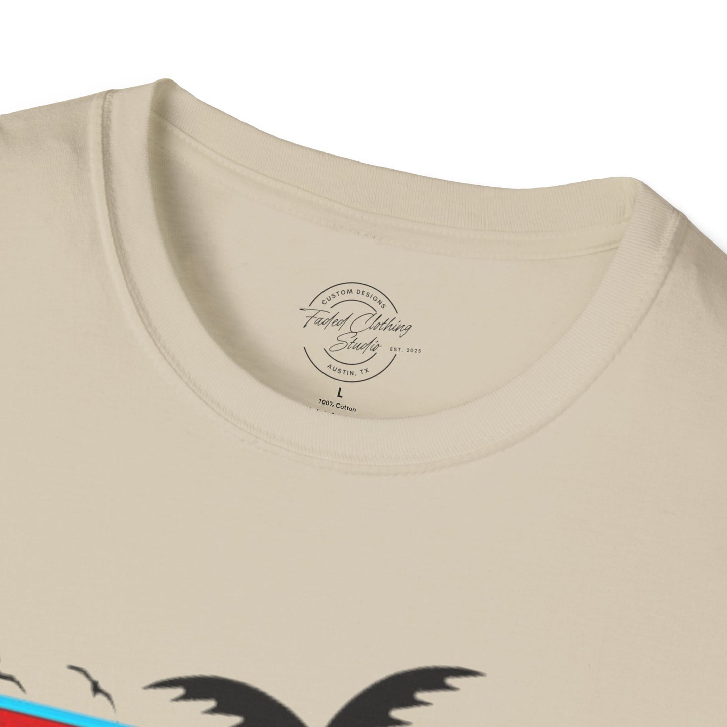 Retro Palms - Softstyle T-Shirt