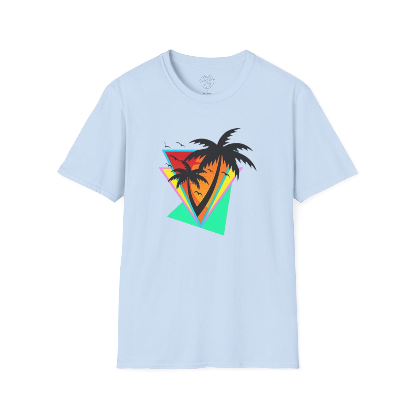 Retro Palms - Softstyle T-Shirt