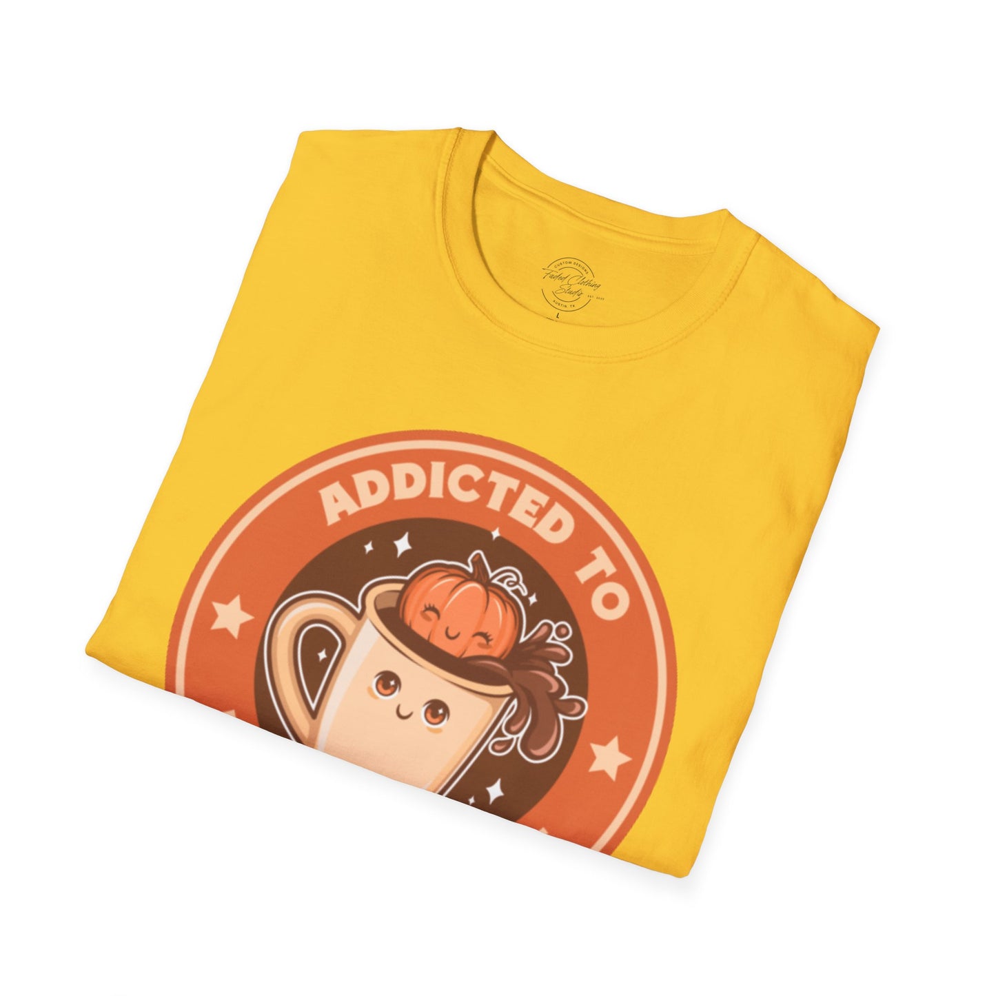 Pumpkin Spice Addict - Softstyle T-Shirt