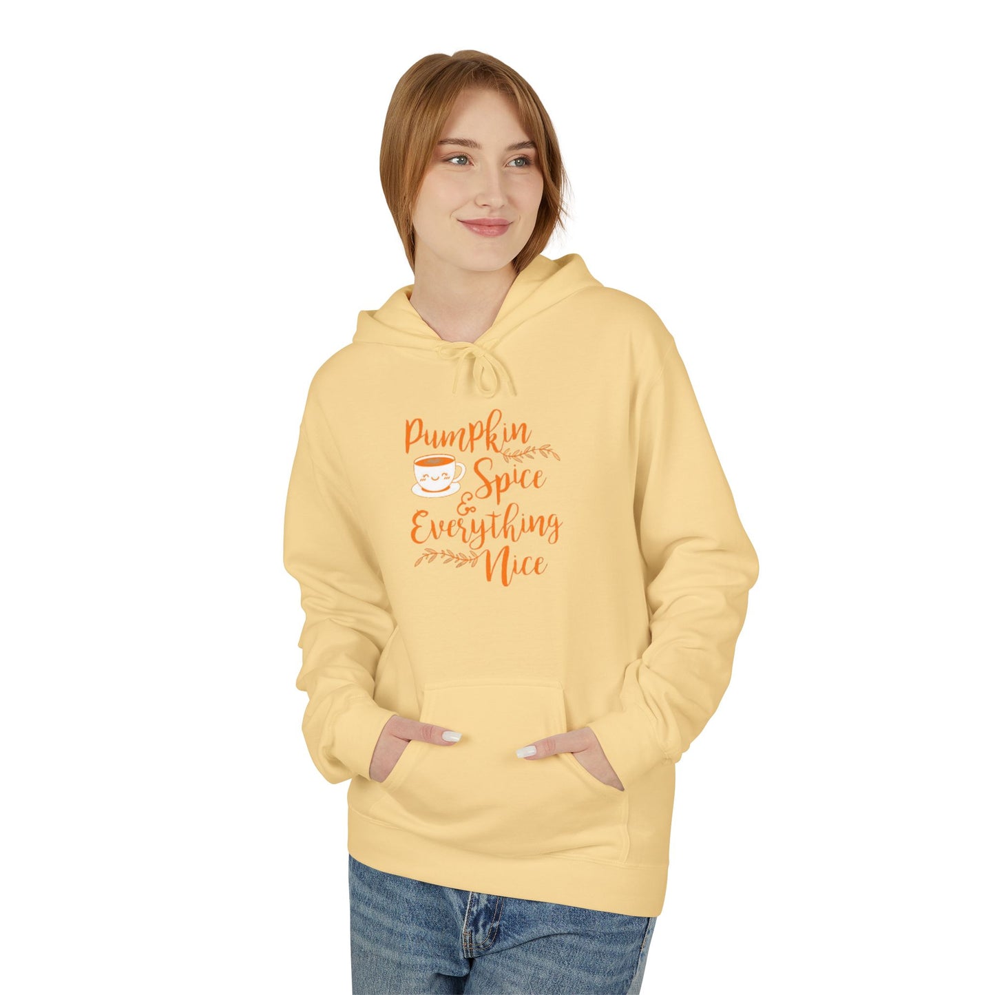 Pumpkin Spice Everything Nice - Midweight Softstyle Fleece Hoodie