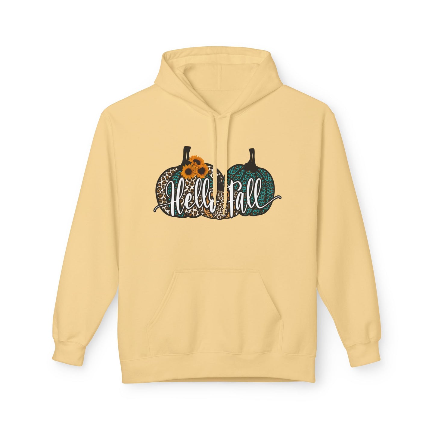 Hello Fall - Midweight Softstyle Fleece Hoodie