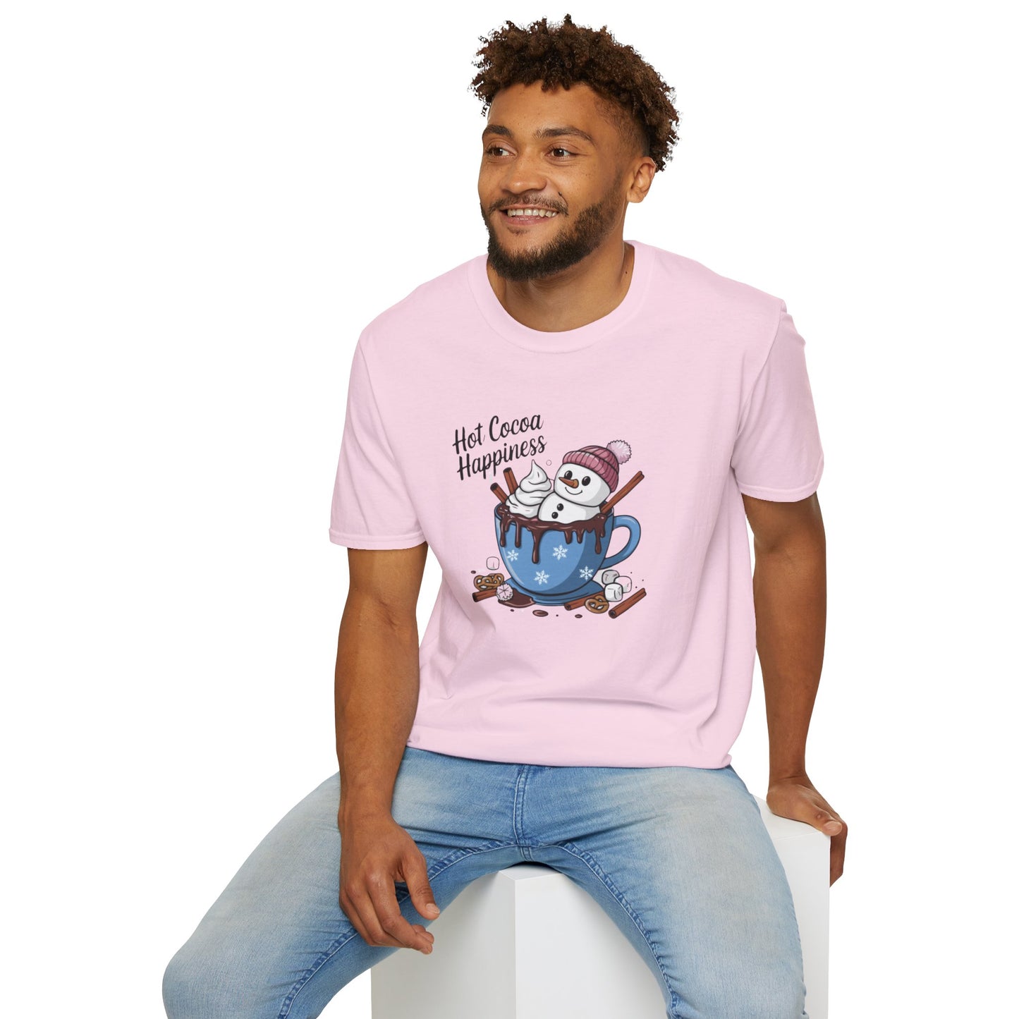 Hot Cocoa Happiness - Softstyle T-Shirt
