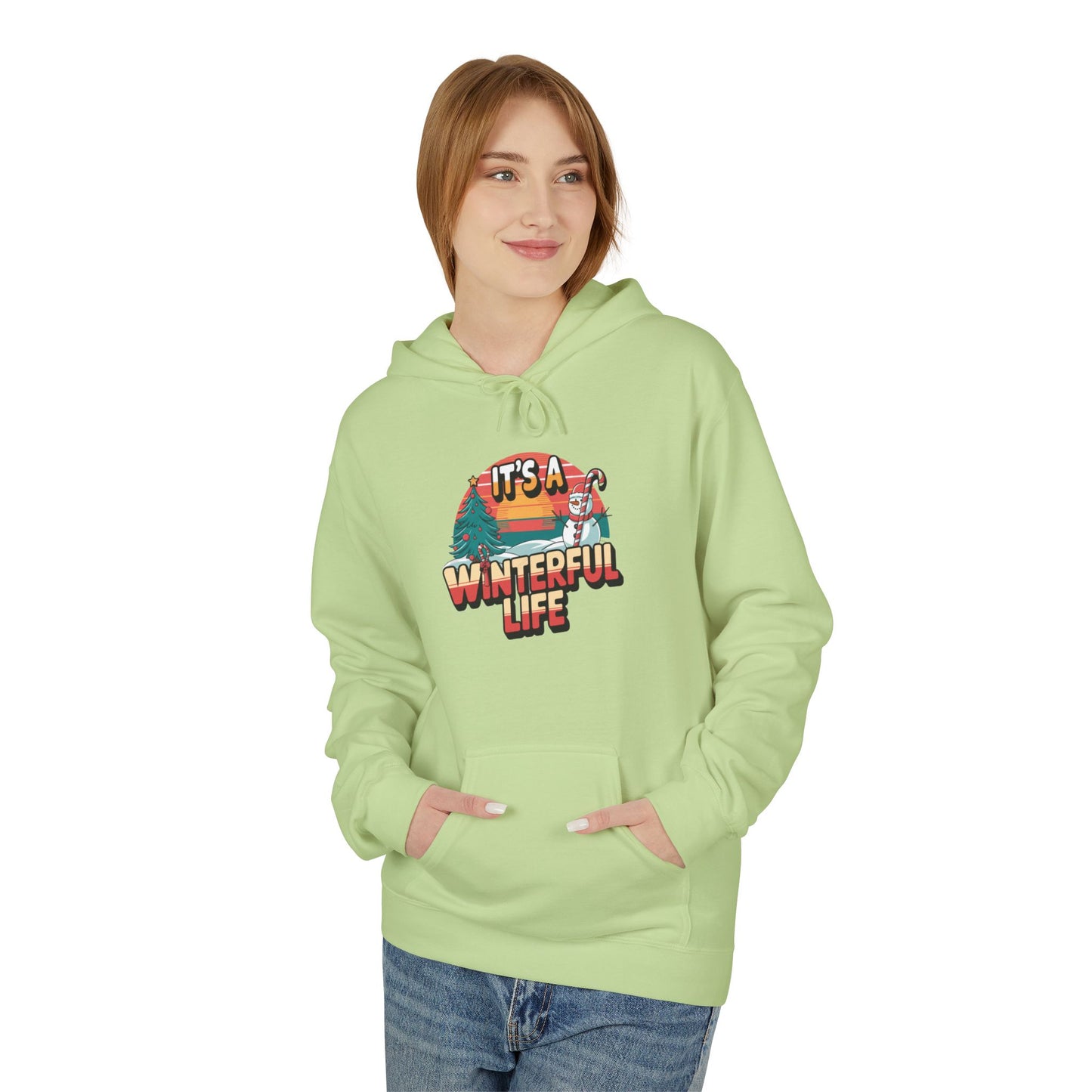 Winterful Life - Midweight Softstyle Fleece Hoodie
