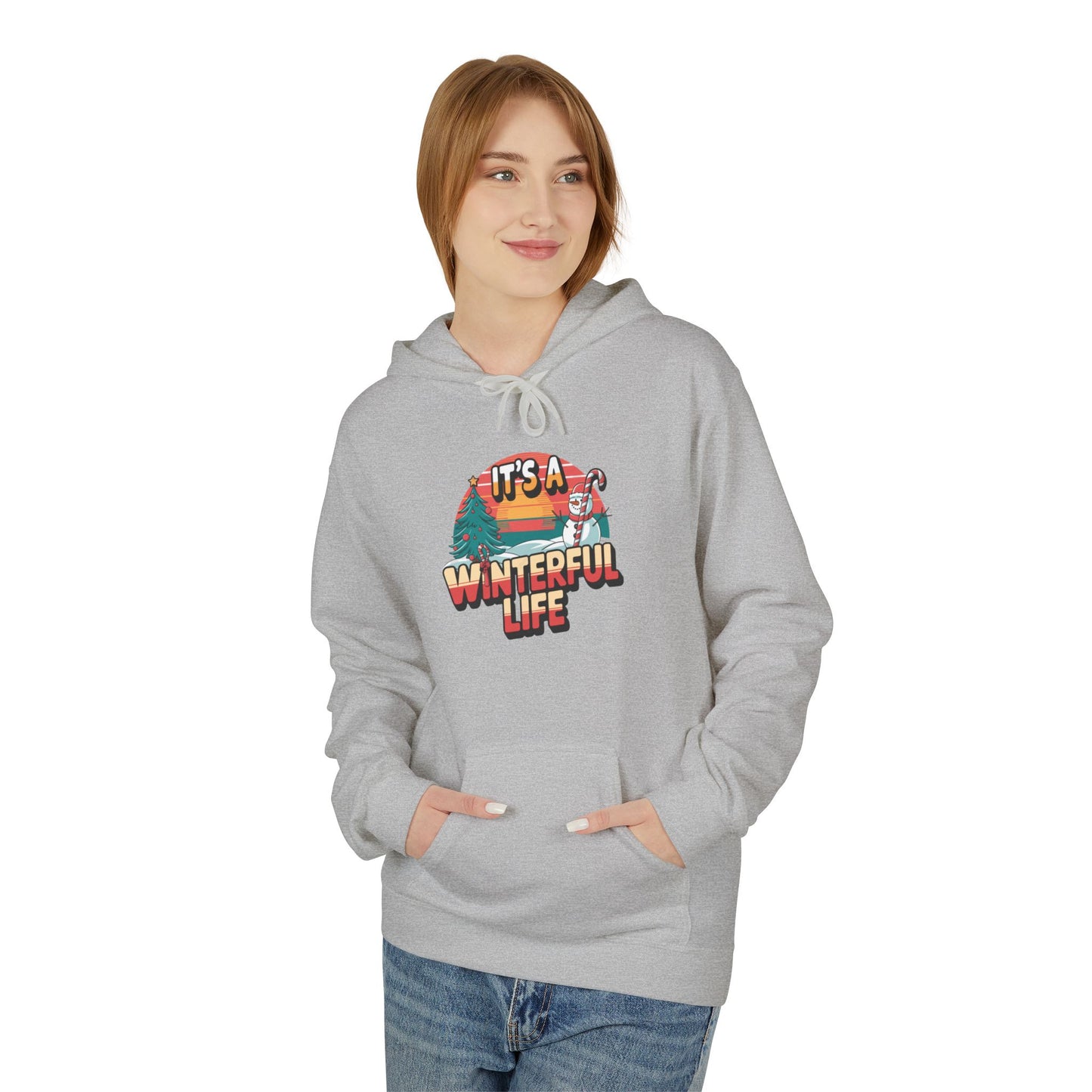Winterful Life - Midweight Softstyle Fleece Hoodie