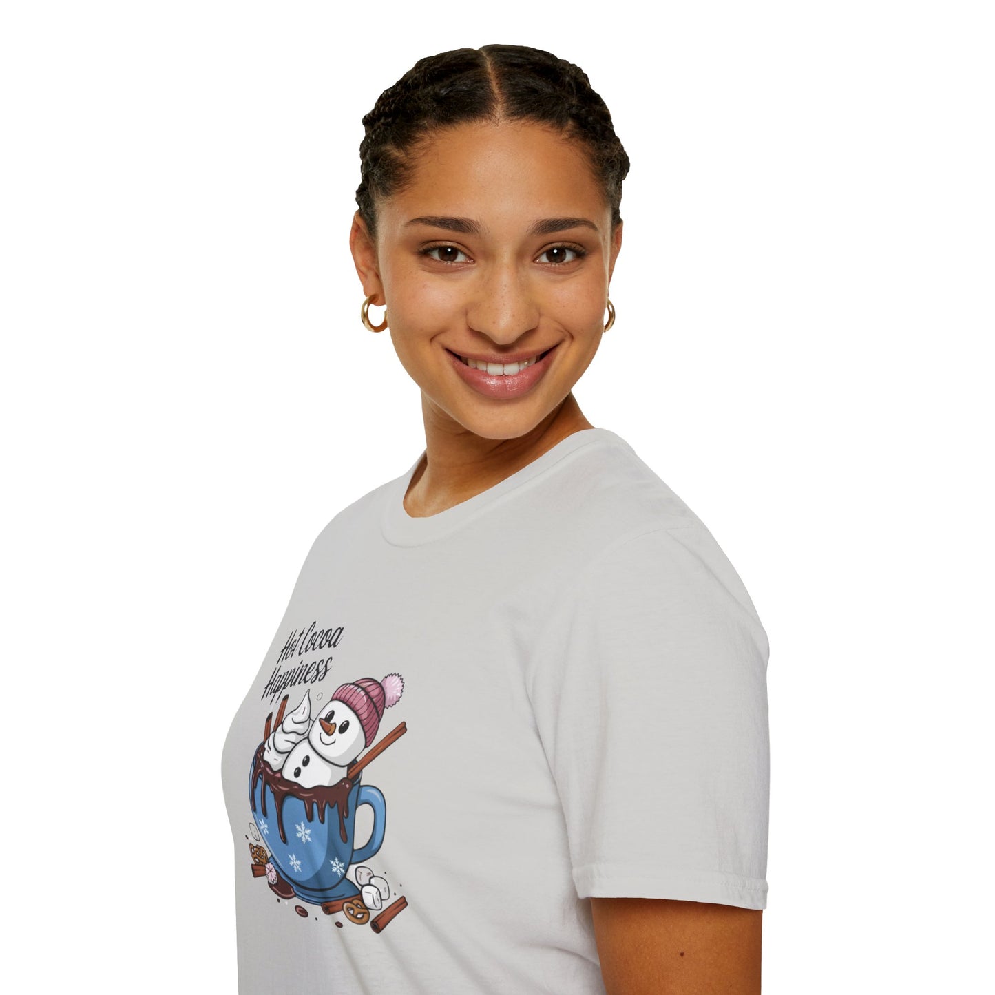 Hot Cocoa Happiness - Softstyle T-Shirt