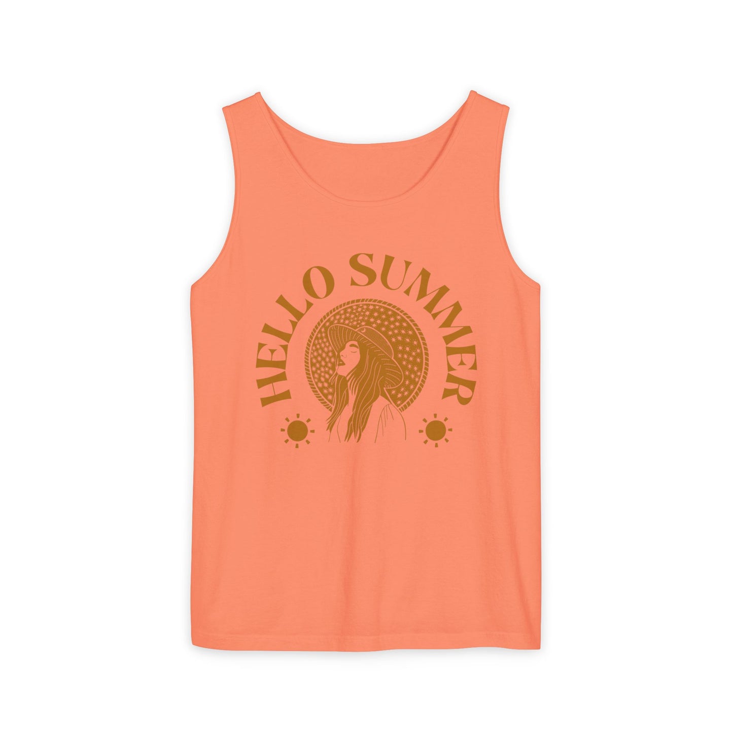 Hello Summer - Garment-Dyed Tank Top