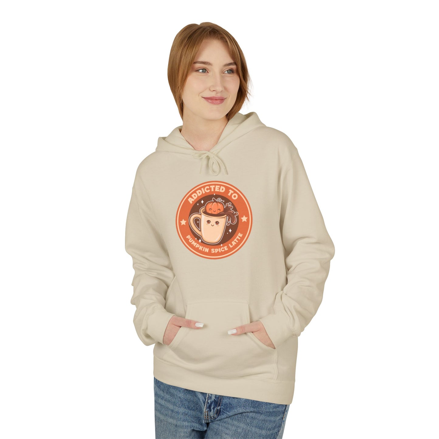 Pumpkin Spice Addict - Midweight Softstyle Fleece Hoodie
