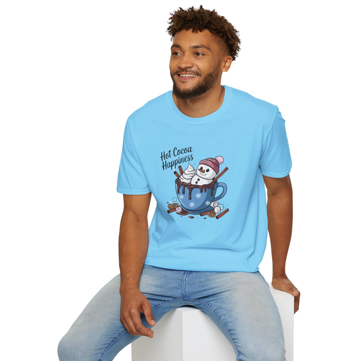 Hot Cocoa Happiness - Softstyle T-Shirt