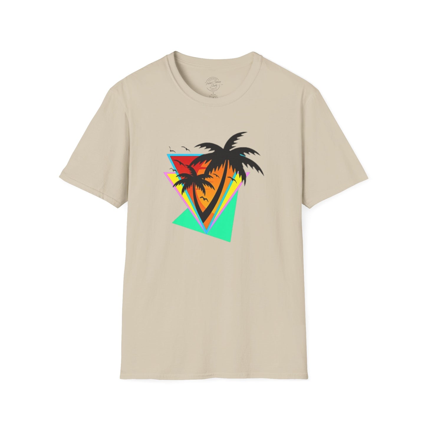 Retro Palms - Softstyle T-Shirt
