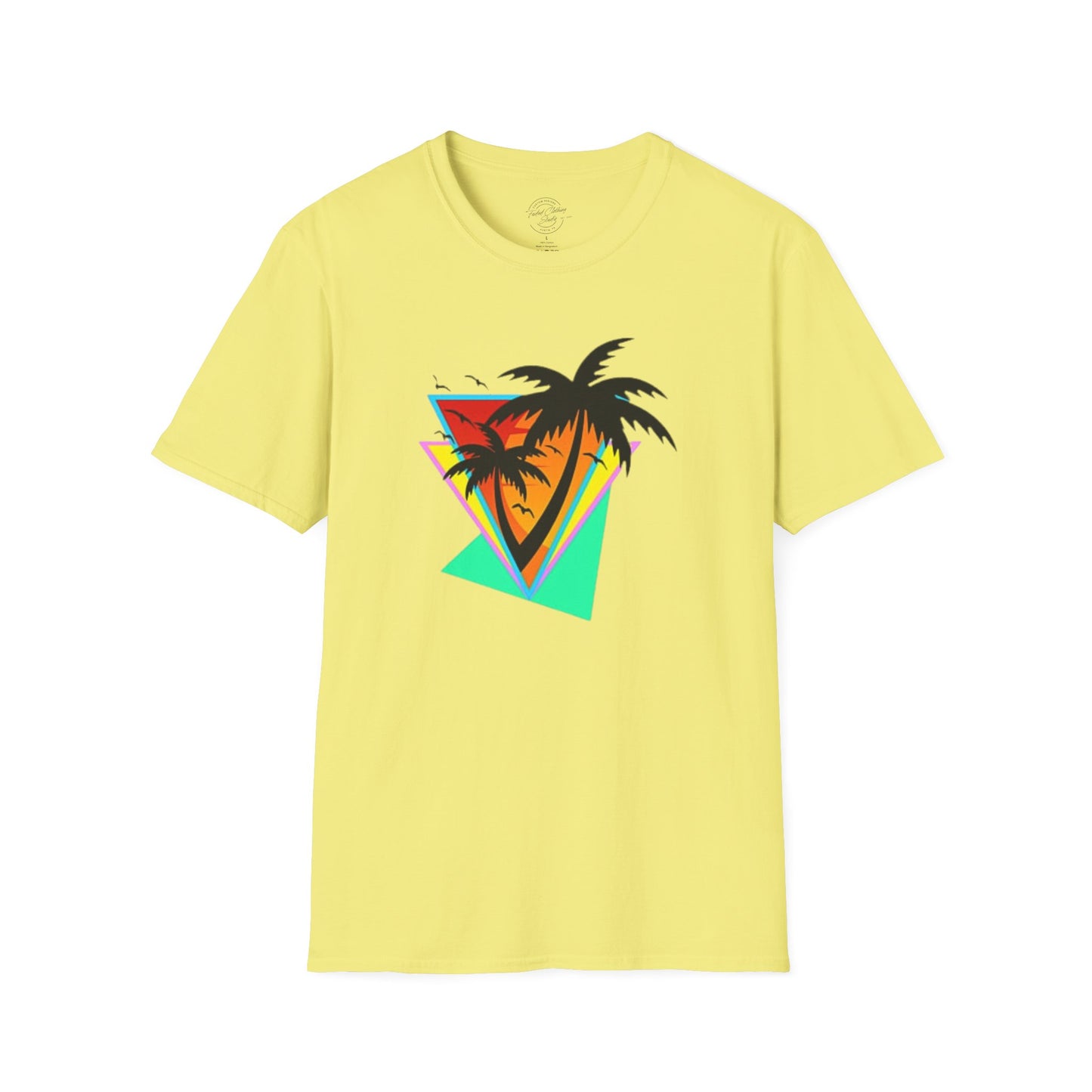 Retro Palms - Softstyle T-Shirt