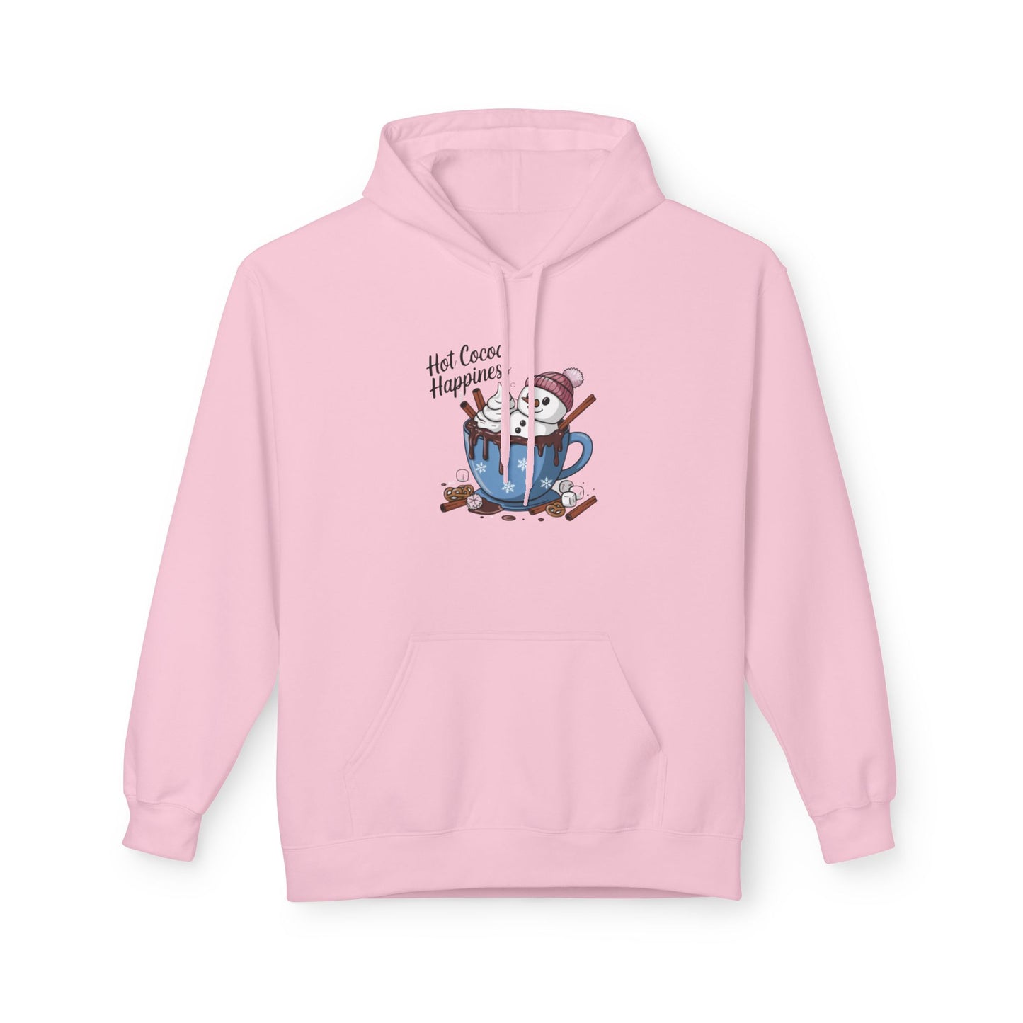 Hot Cocoa Happiness - Midweight Softstyle Fleece Hoodie